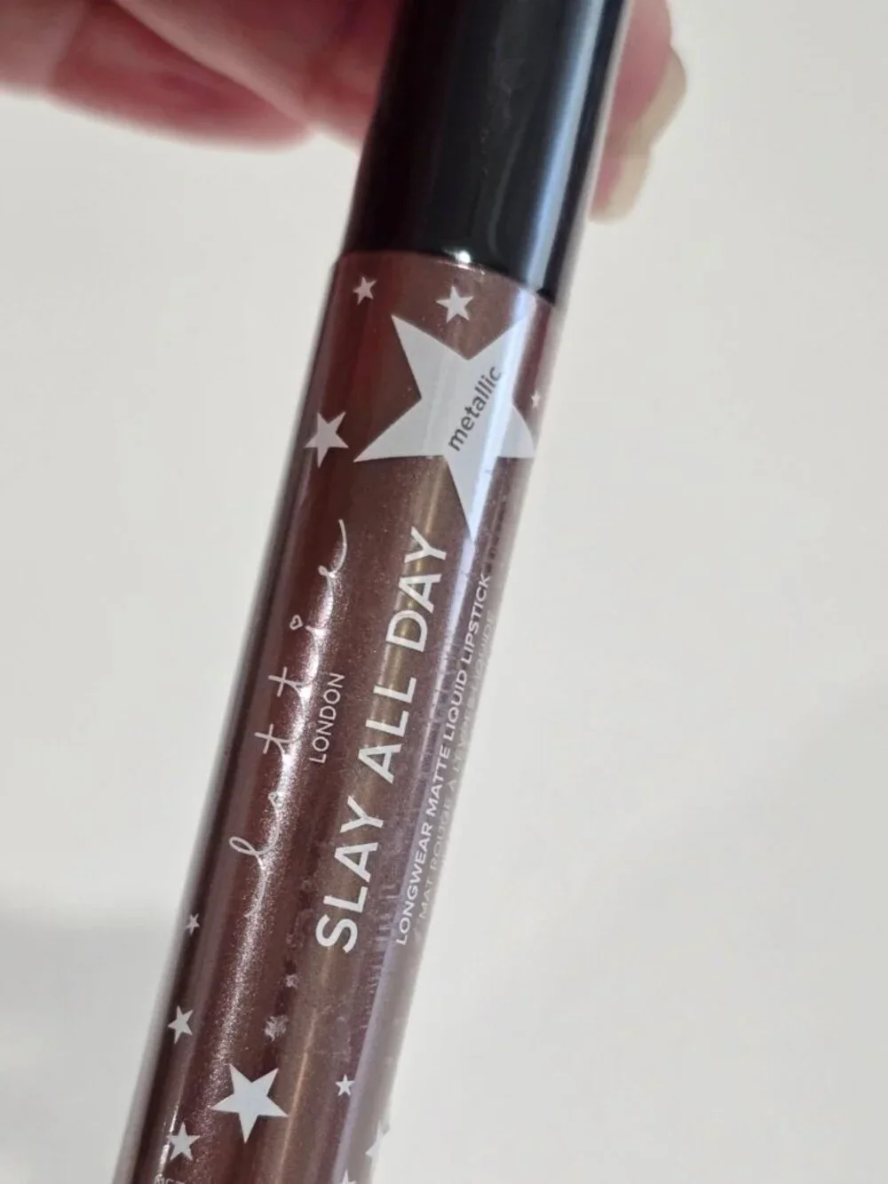 Lottie London ✦ Slay All Day Metallic Matte Liquid Lipstick ✦ Shook Bold Shimmer