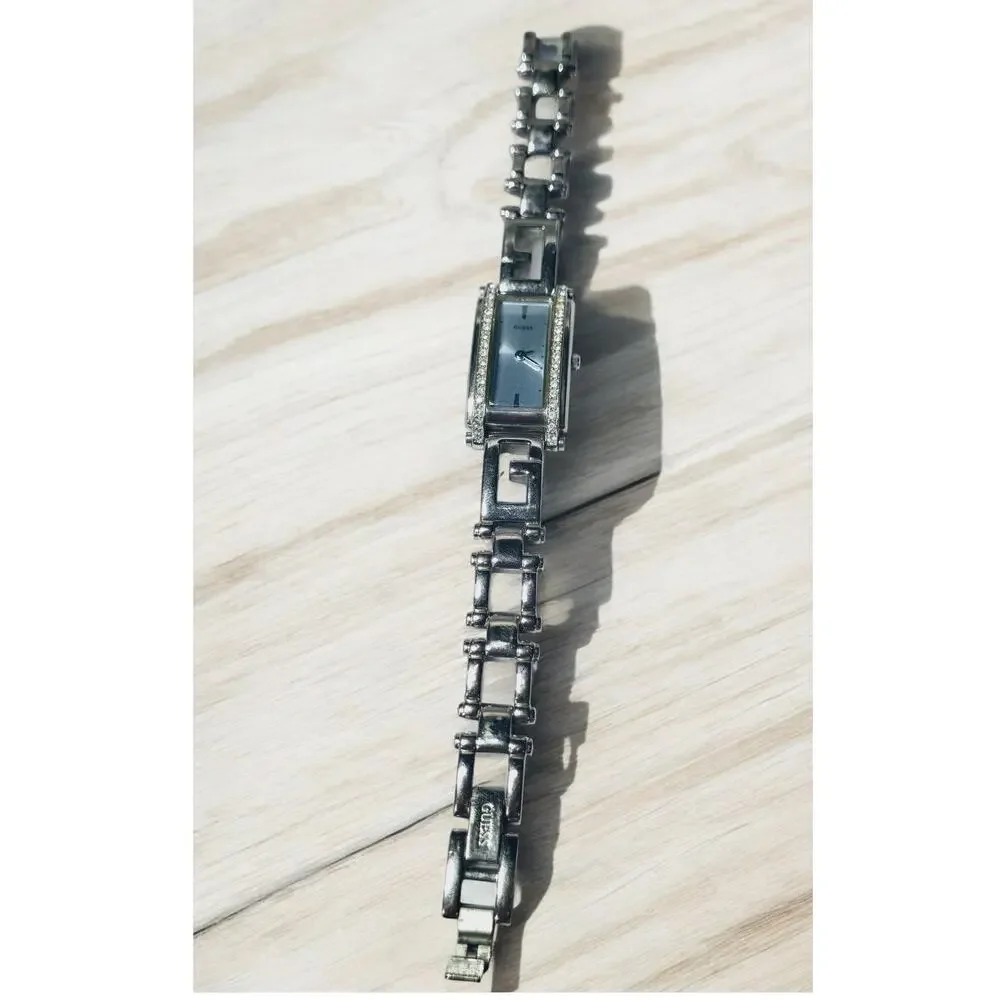 Guess silver tone