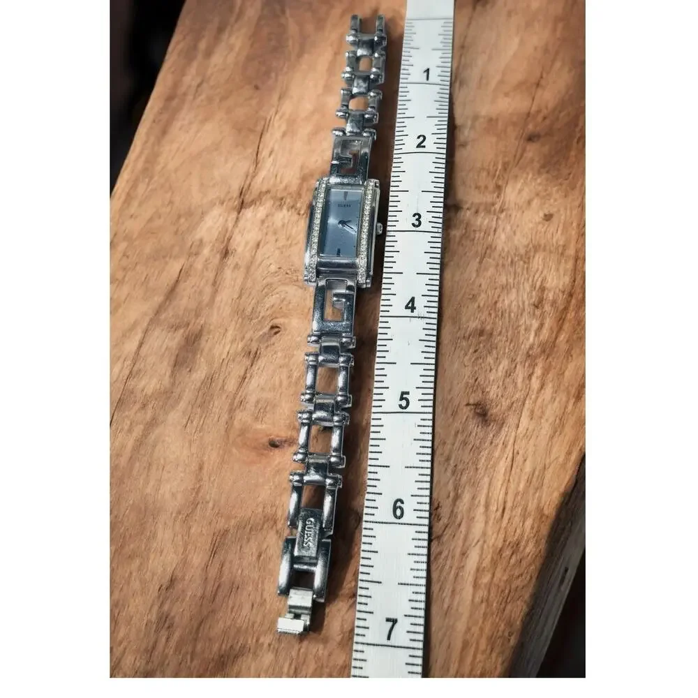 Guess silver tone