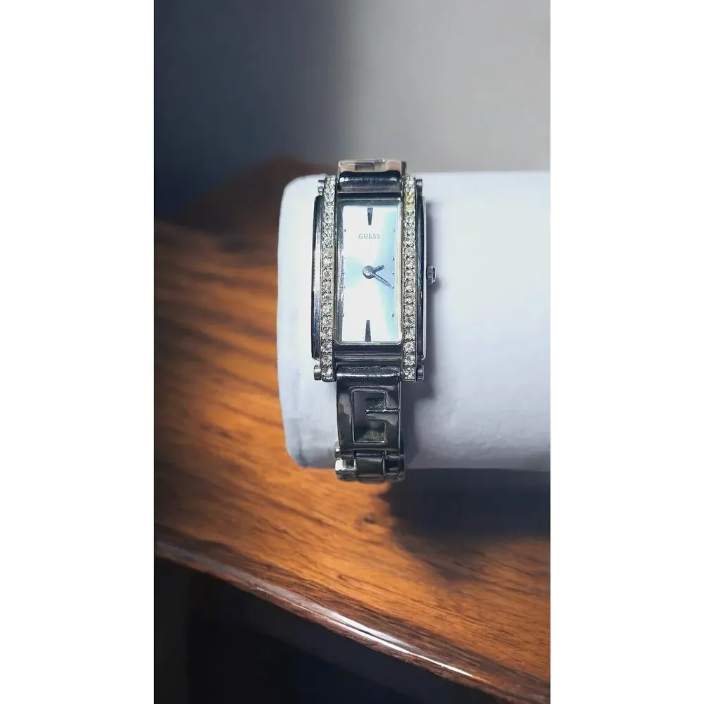 Guess silver tone