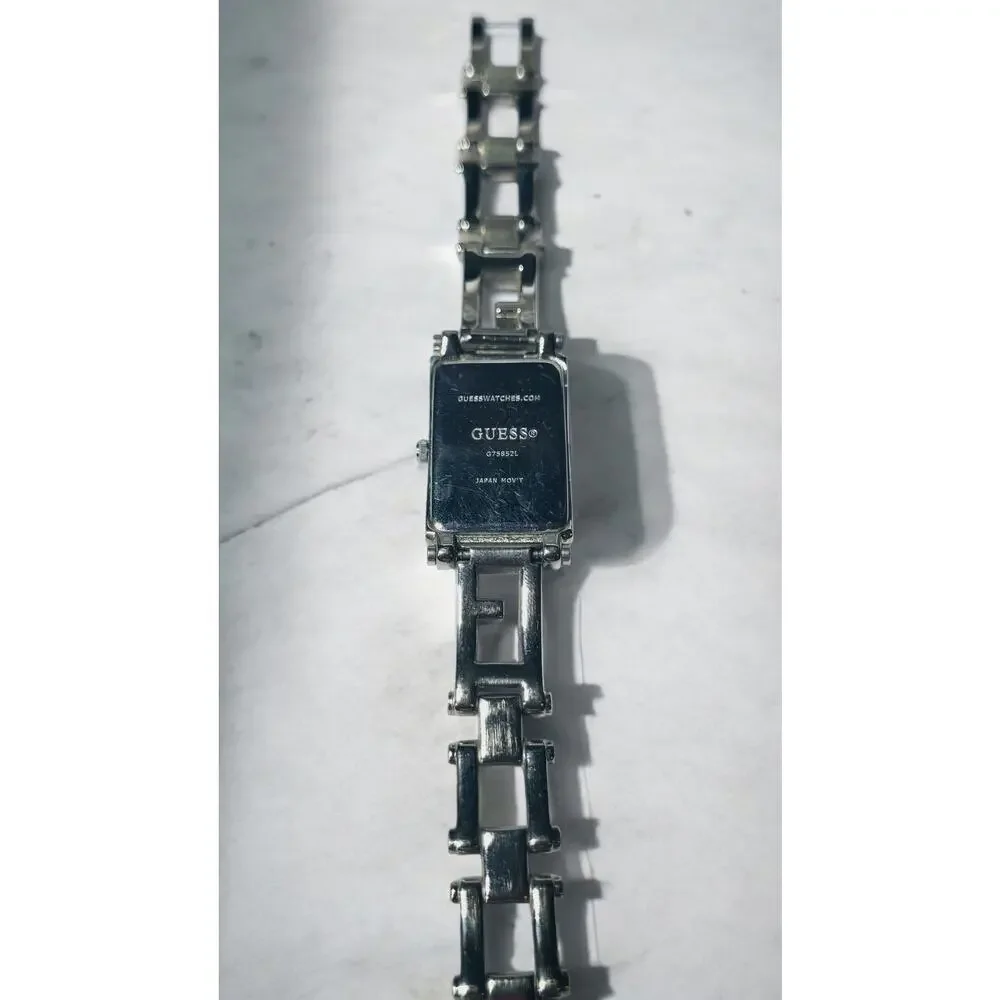 Guess silver tone