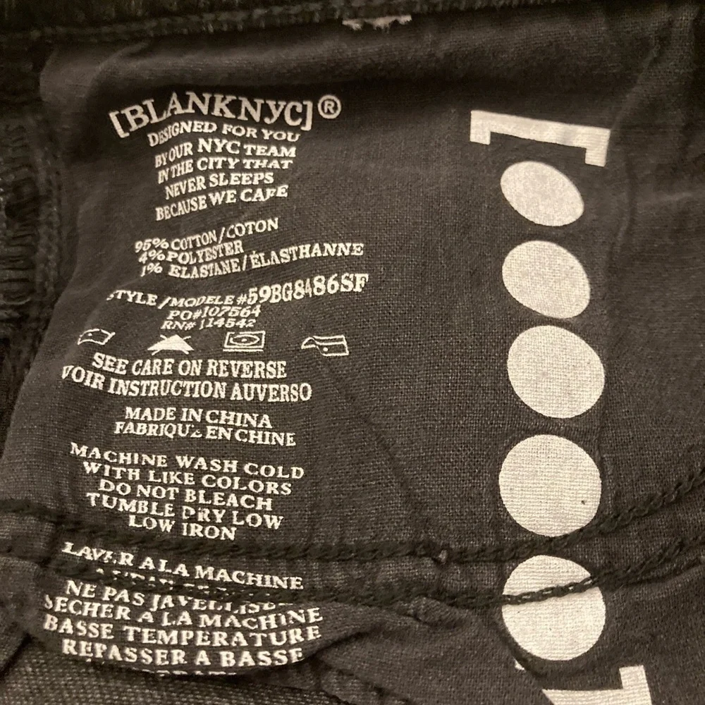 Blank NYC black denim
