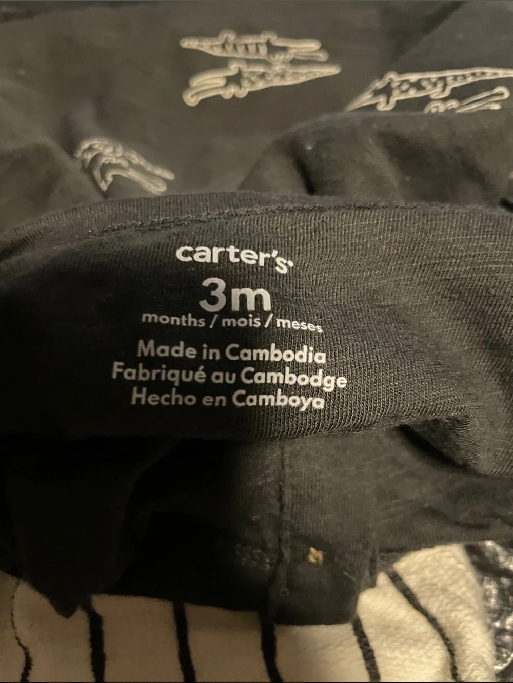 Carters cream knit