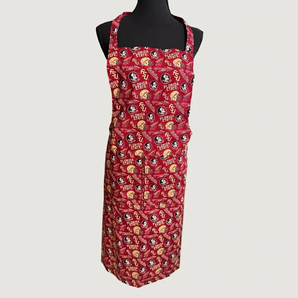 Florida State Seminoles FSU NCAA Garnet All Over Print Kitchen Tailgate Apron