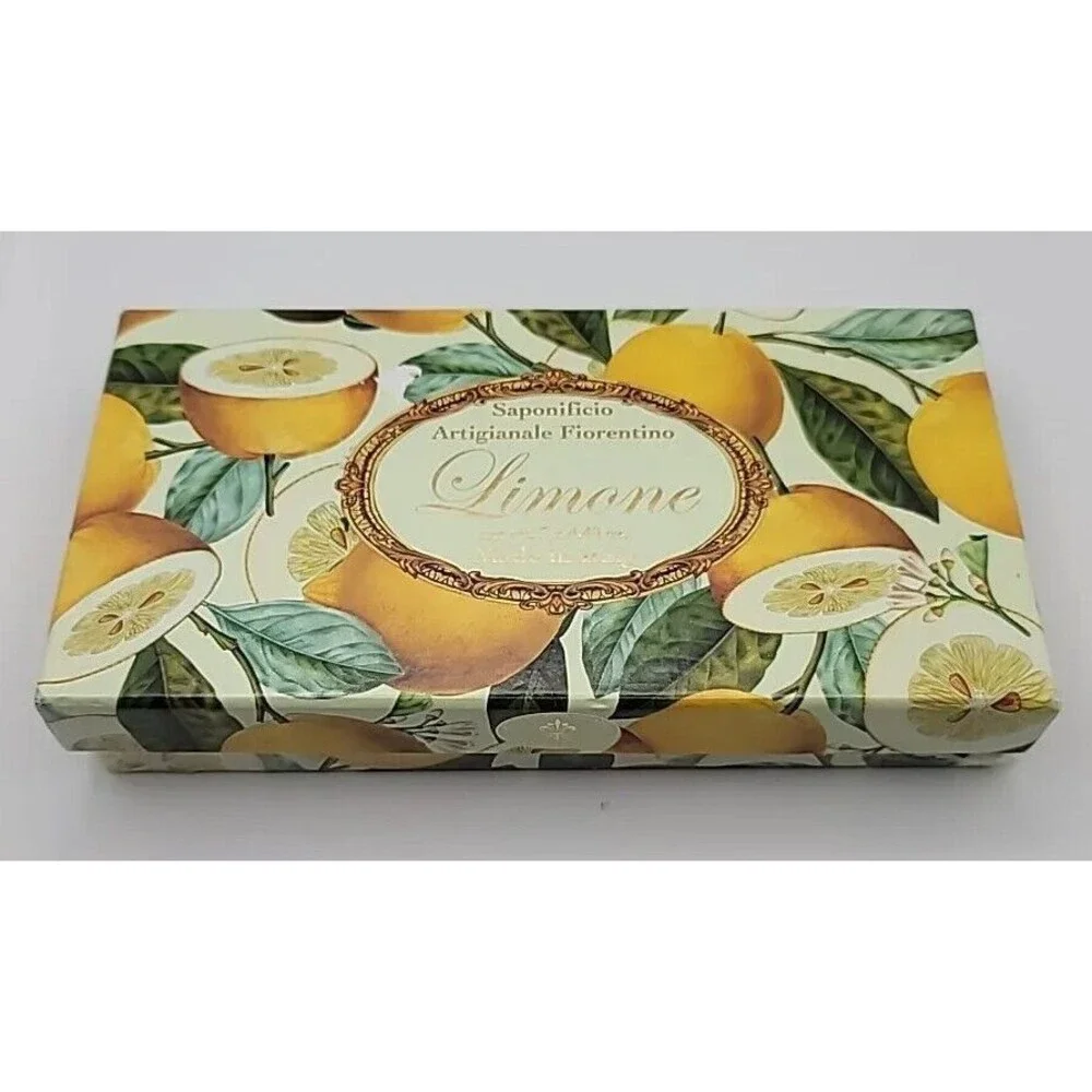 Saponificio Artigianale Fiorentino Lemon Scented Soaps (3) SEALED
