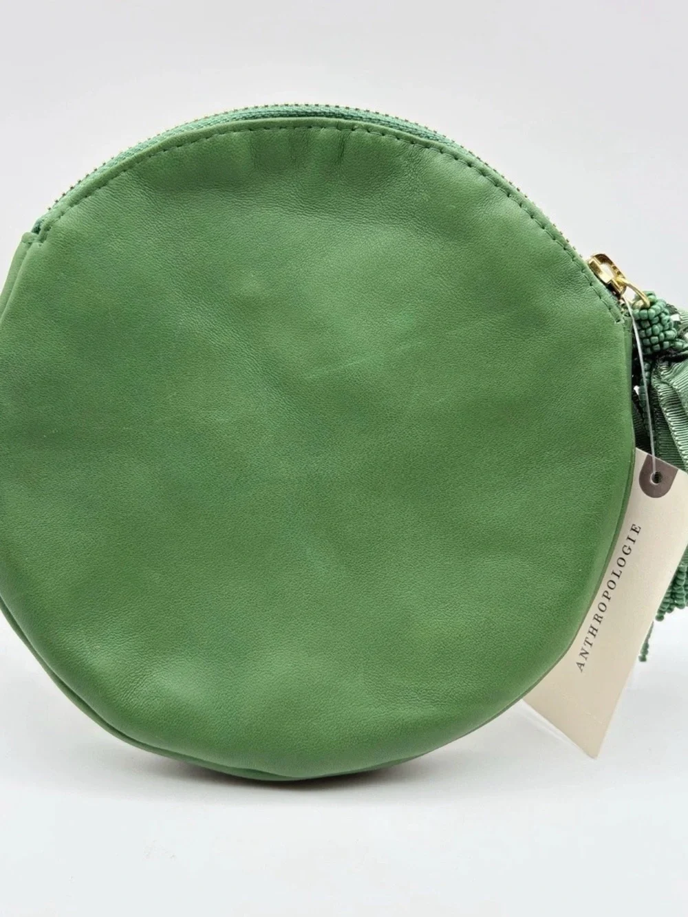 Anthropologie round green