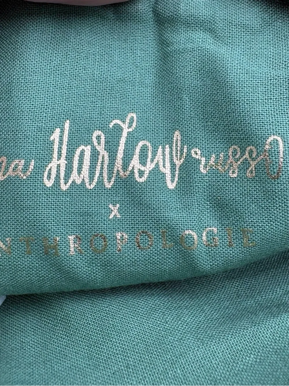 Anthropologie round green