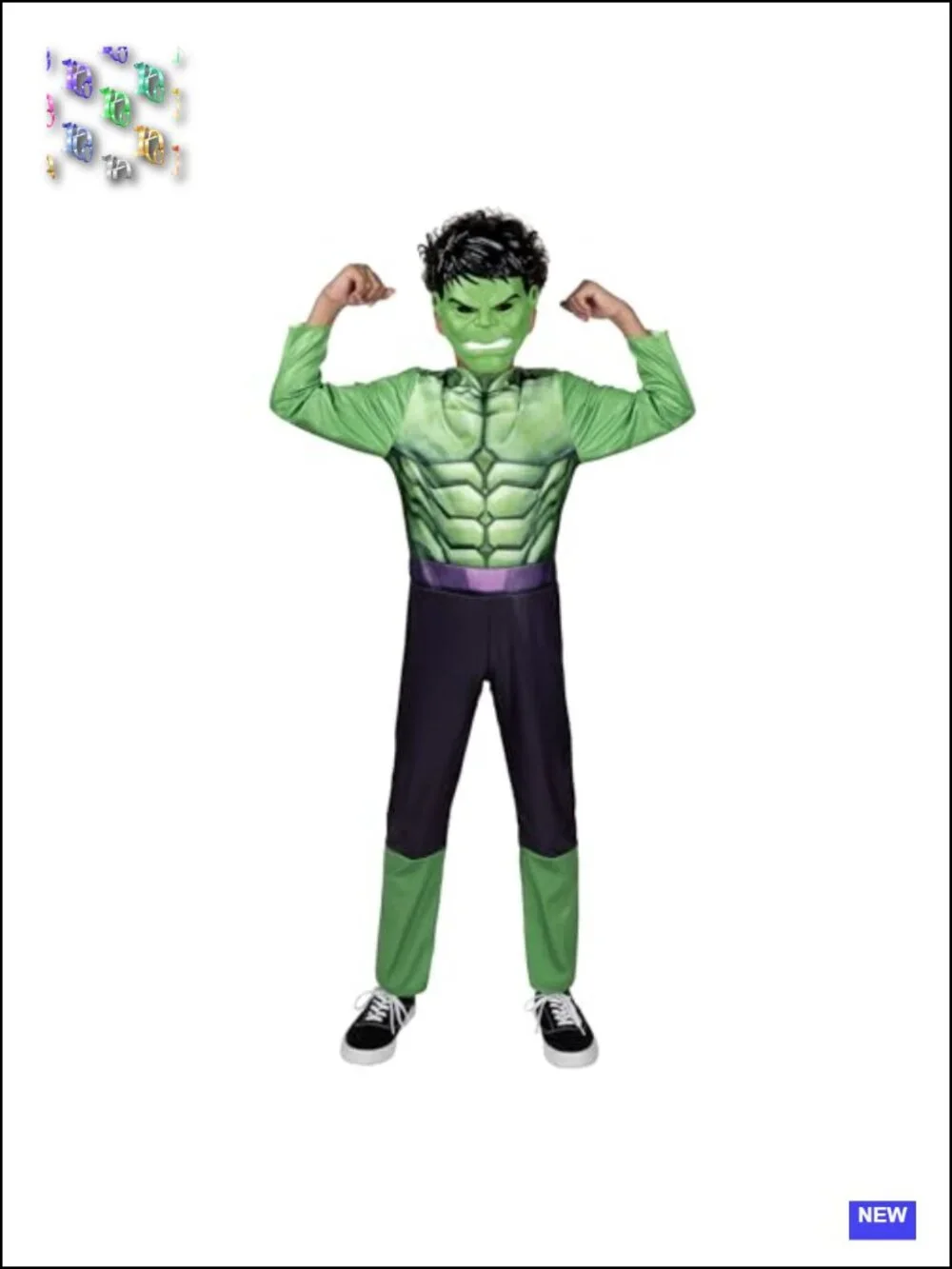 Hulk Youth Halloween Costume Jumpsuit with Mask