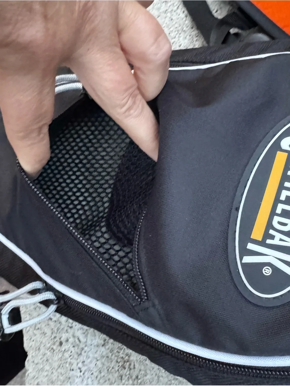 Camelbak front straps
