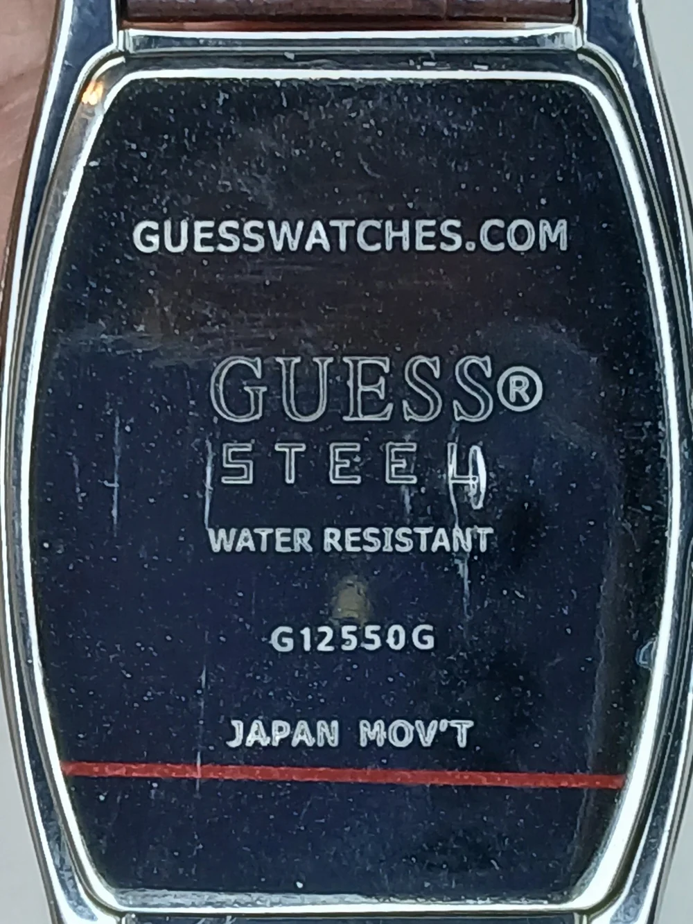 Guess steel watch