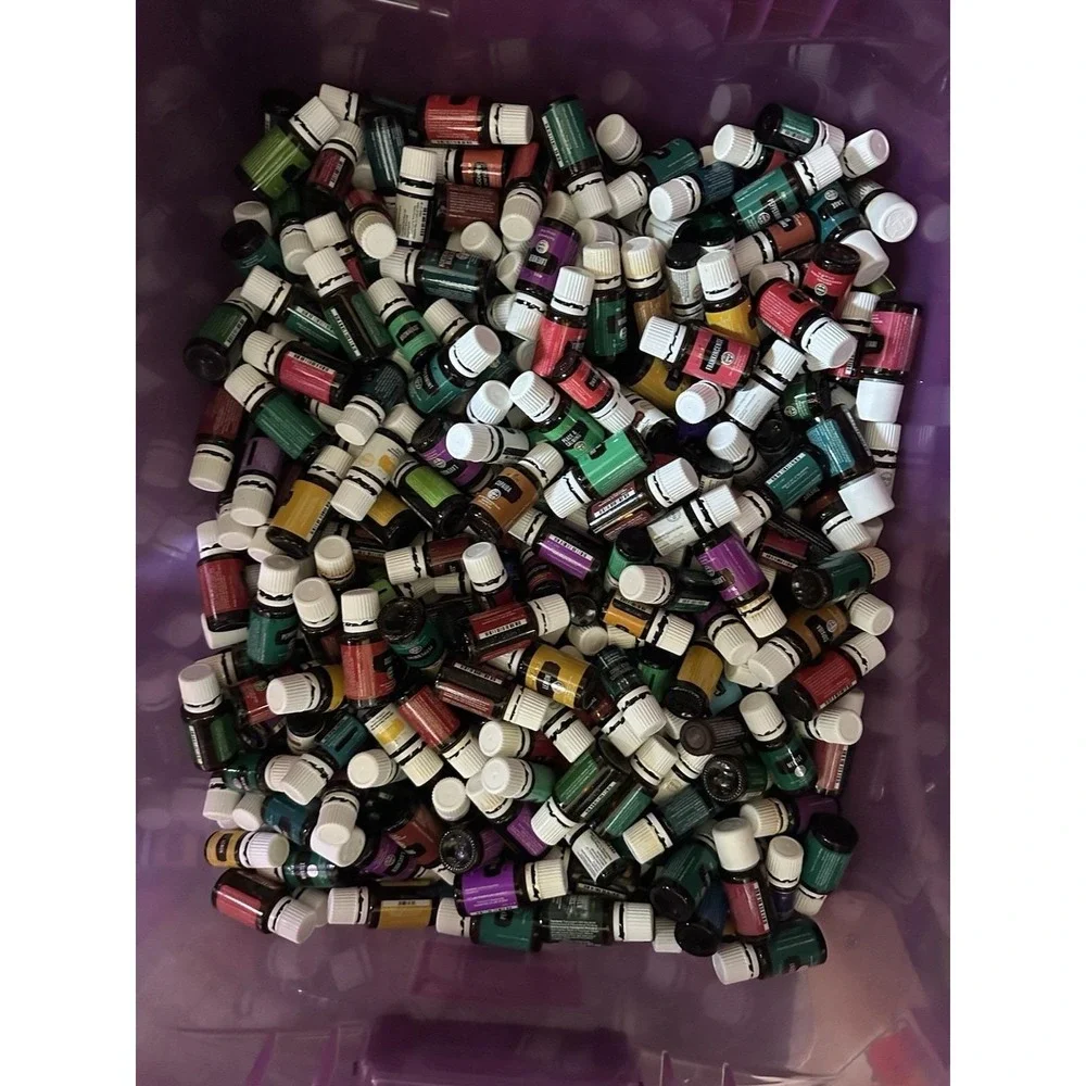 Lot Of 25 5ml Varieties Empty Bottles Young‎ Living Essential Oil. Unwashed