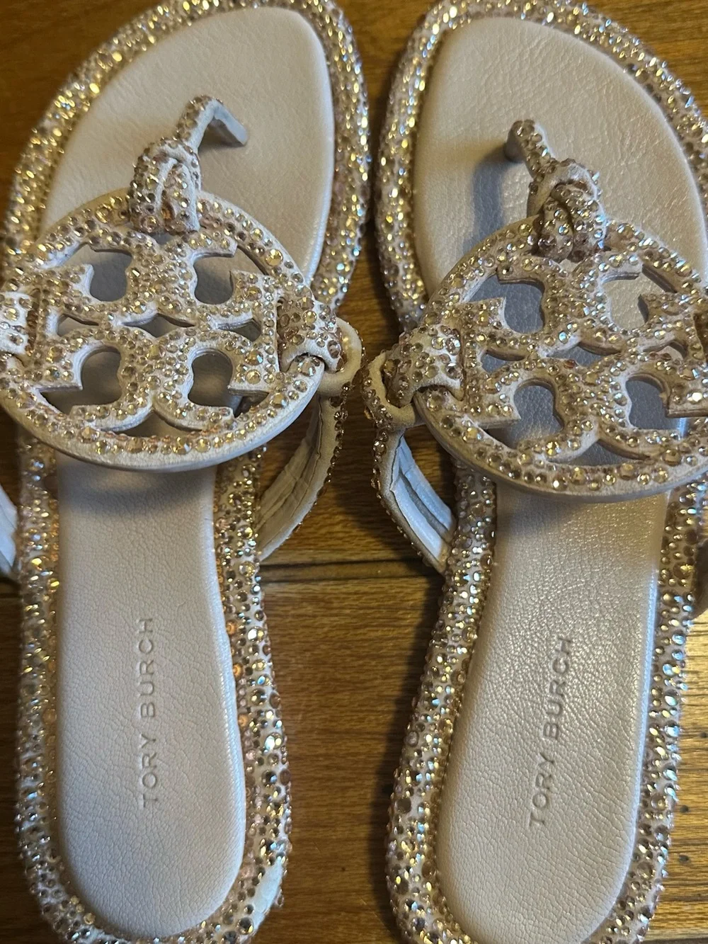 Tory Burch logo embellishments