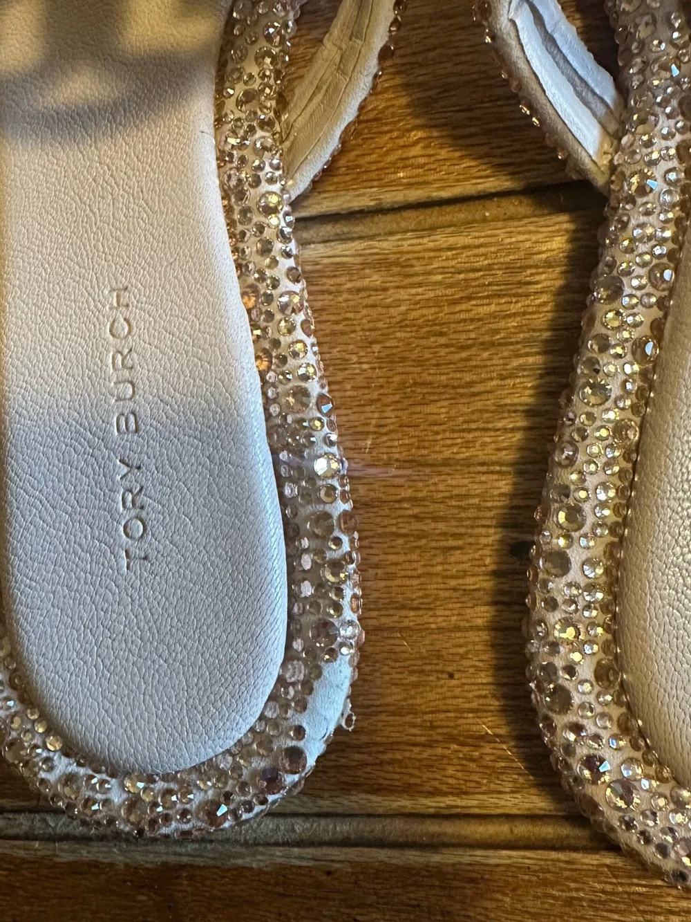 Tory Burch logo embellishments