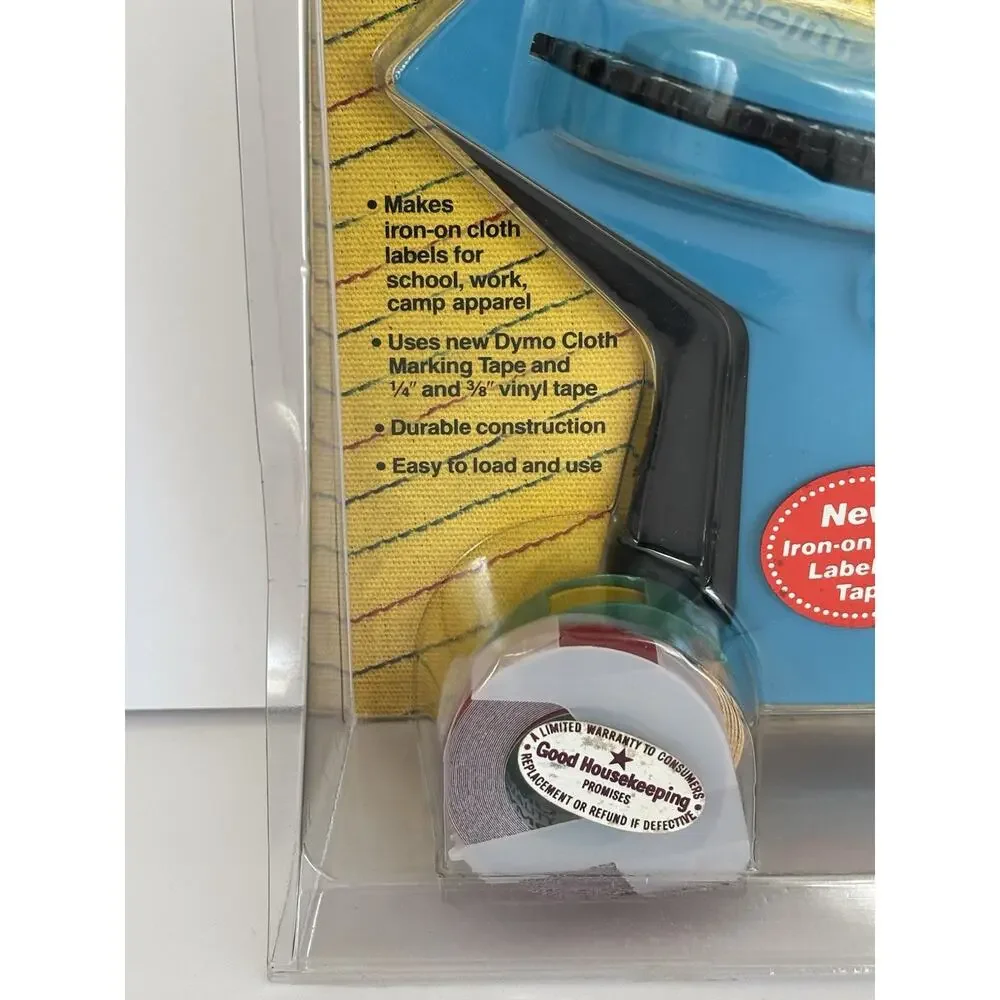 Dymo 1980s cloth