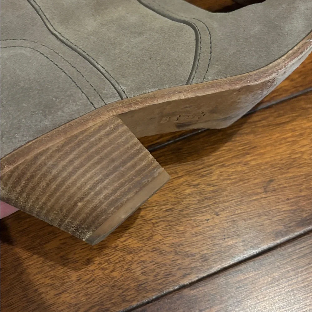 Tory Burch Taupe Brown Suede Ankle Boots size 8.5