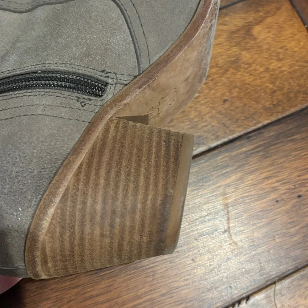 Tory Burch Taupe Brown Suede Ankle Boots size 8.5