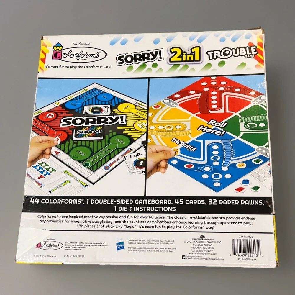 Hasbro colorforms sorry