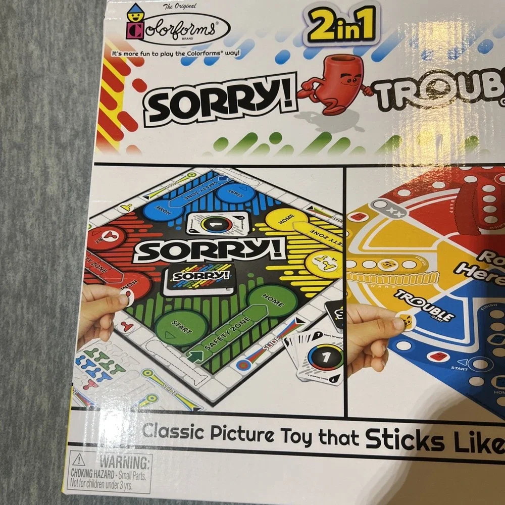 Hasbro colorforms sorry