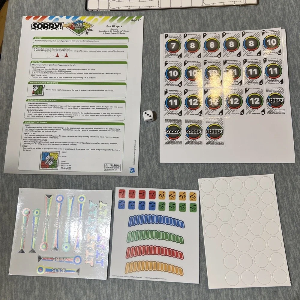 Hasbro colorforms sorry