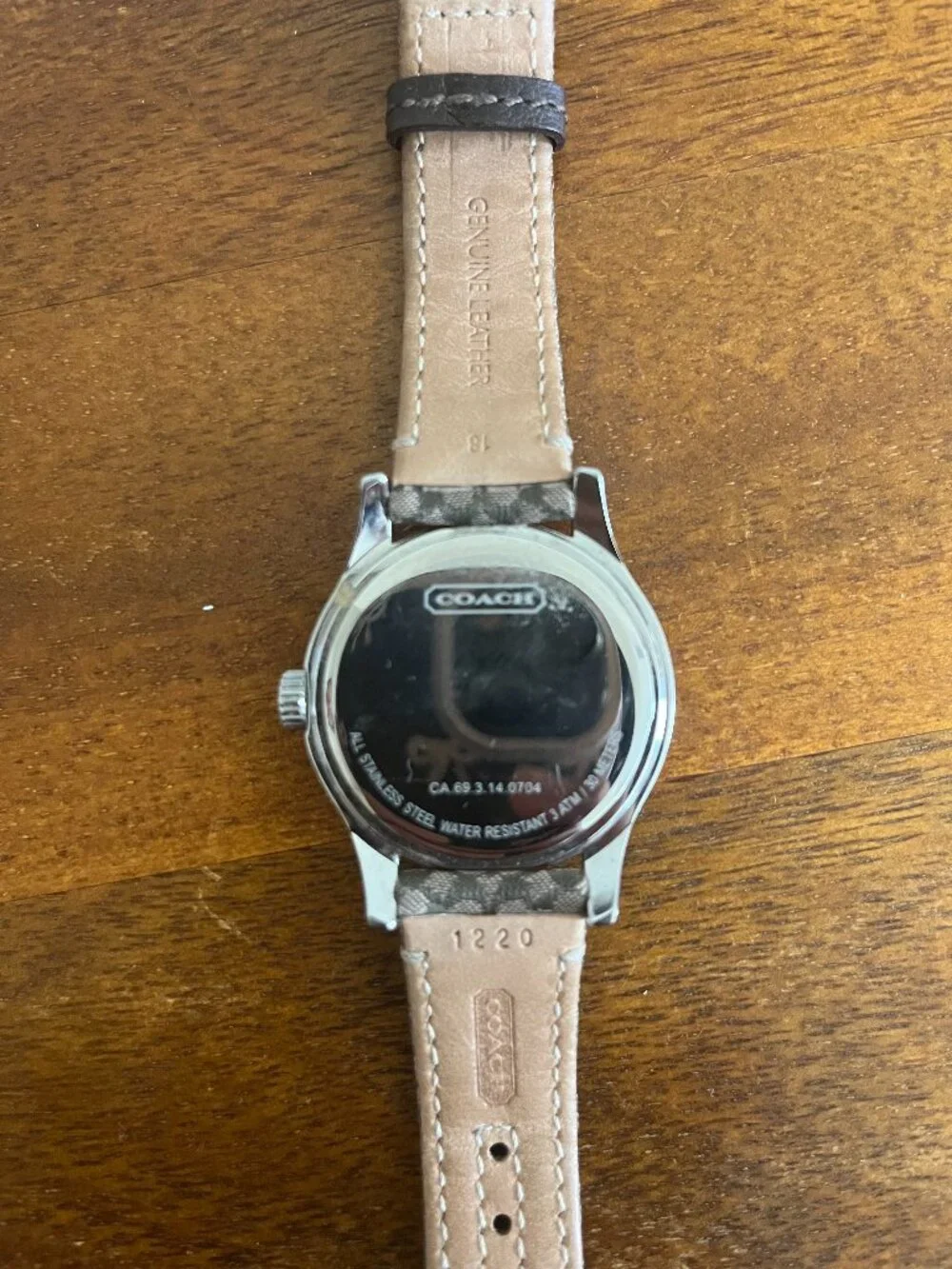 Coach brown leather