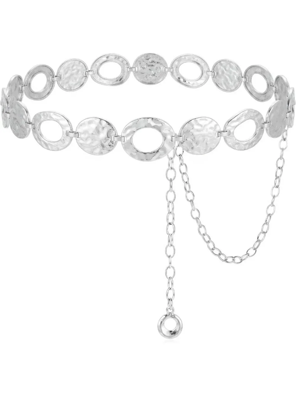 Stylish Adjustable Metal Chain Belt for Women - Perfect for Dresses & Jeans