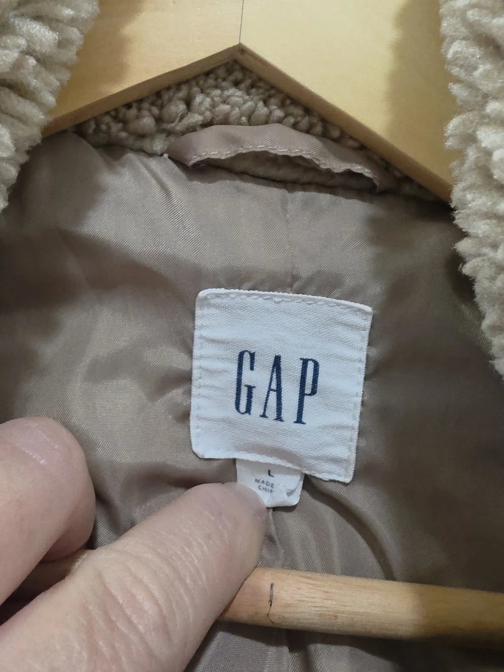 GAP sherpa coat
