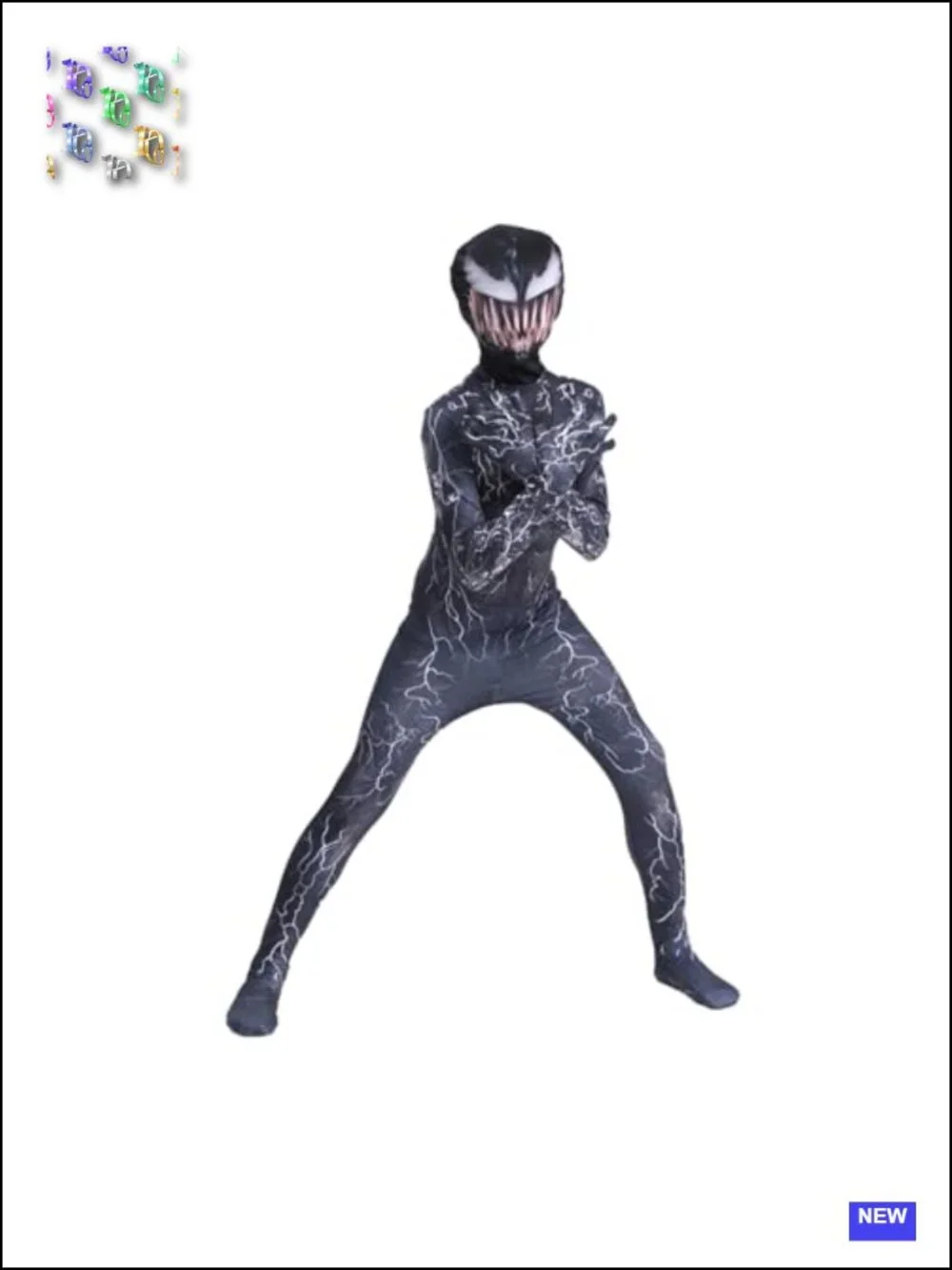 Spider-Man Hooded Kids Costume Zipper Full Body Halloween Cosplay Party