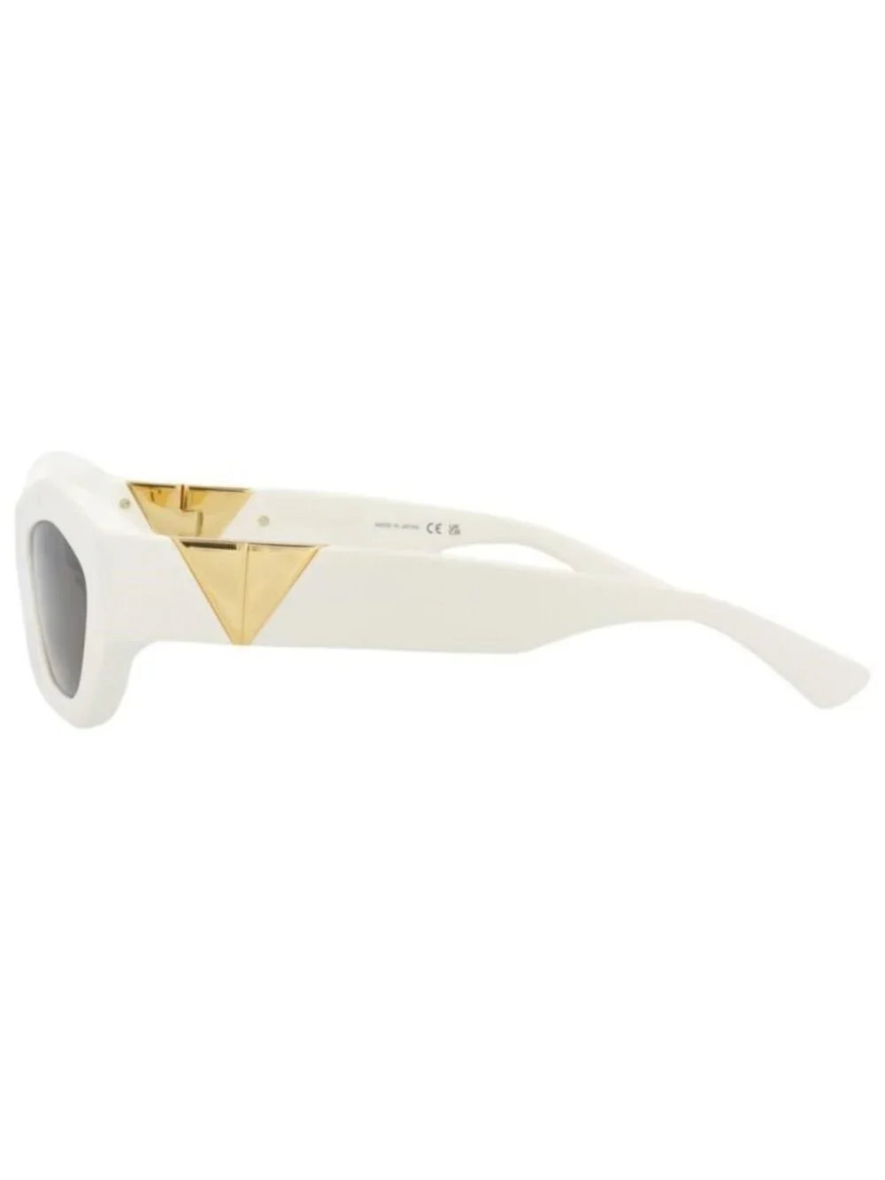 New Bottega Veneta Womens Round/Oval White White Grey Fashion Designer Sunglasse
