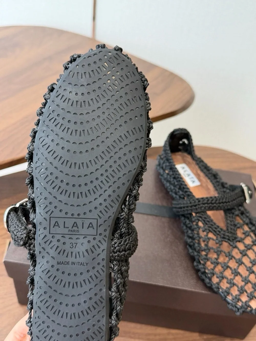Alaia hand crocheted