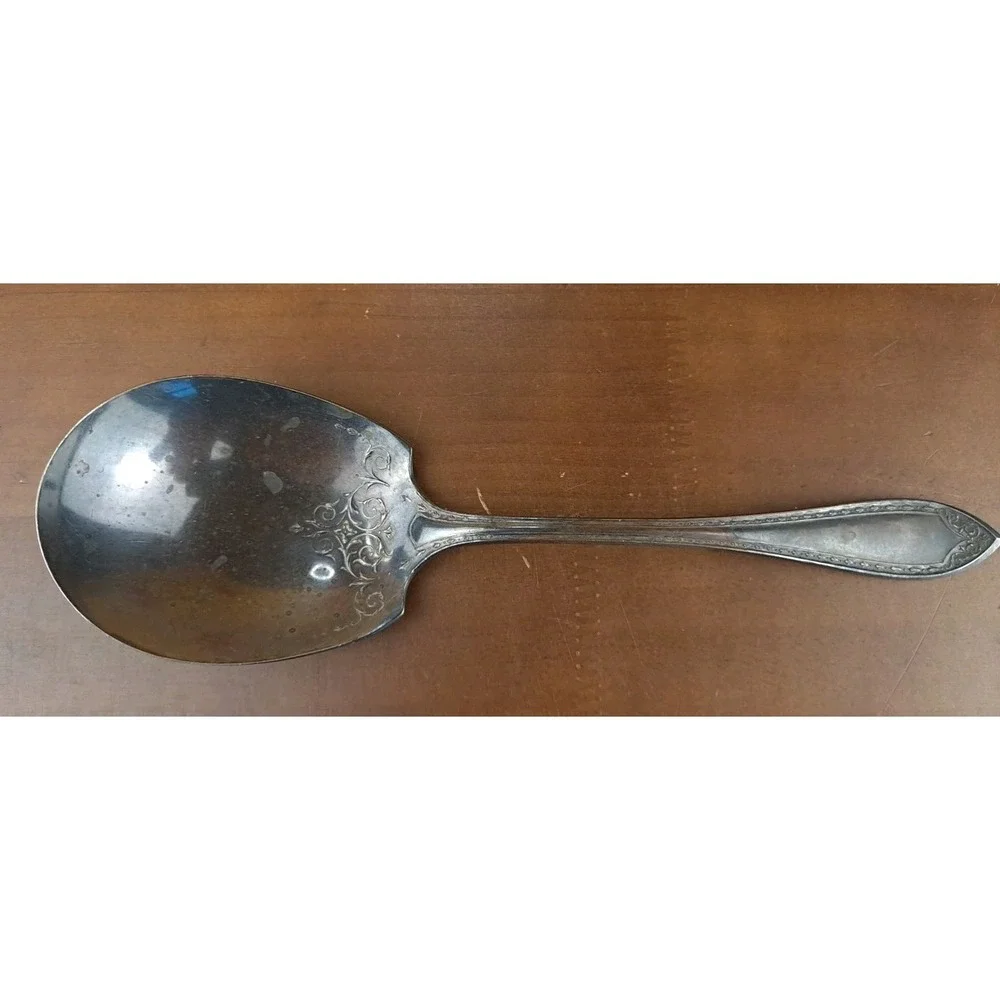 Community Silver Triple Plus Gravy Spoon Antique‎ Early 1900's