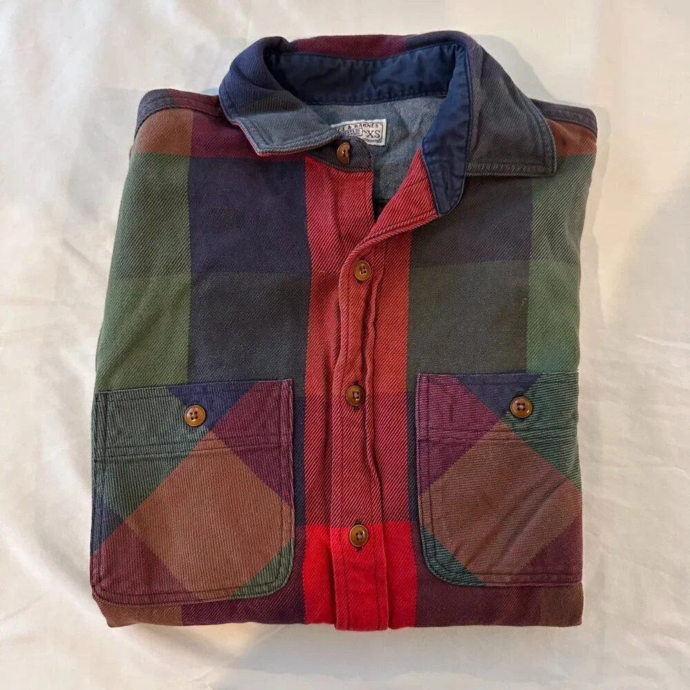 Jcrew Wallace & Barnes Flannel Twill Button Up