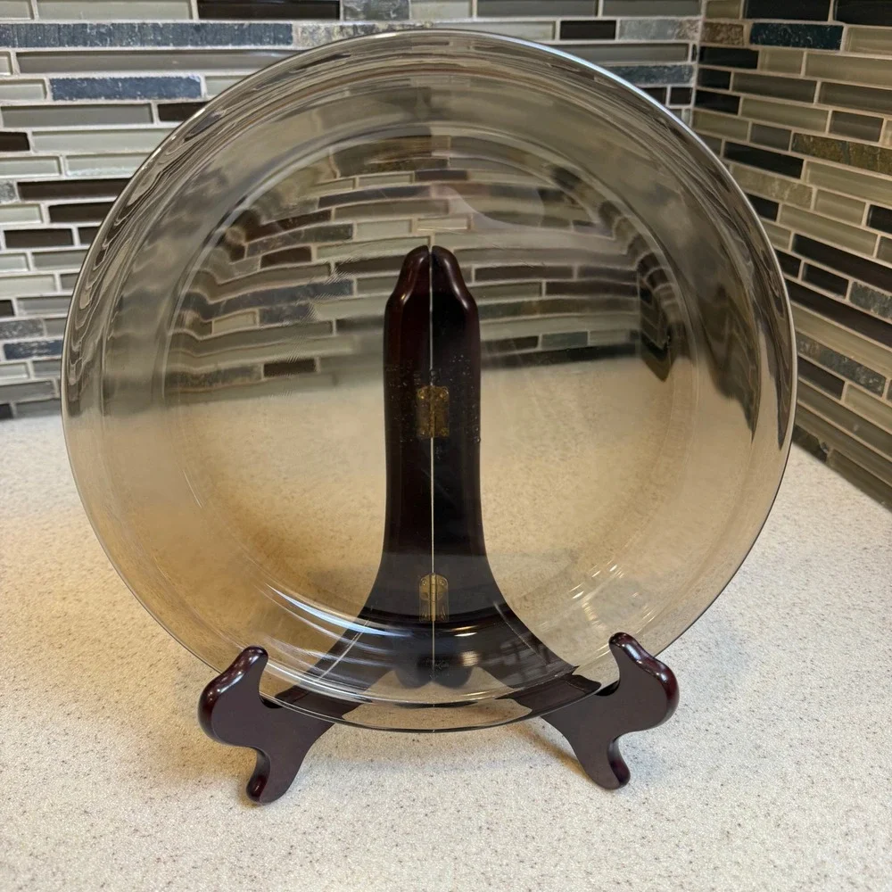 VTG Pyrex Fireside Smoked Amber Glass 9