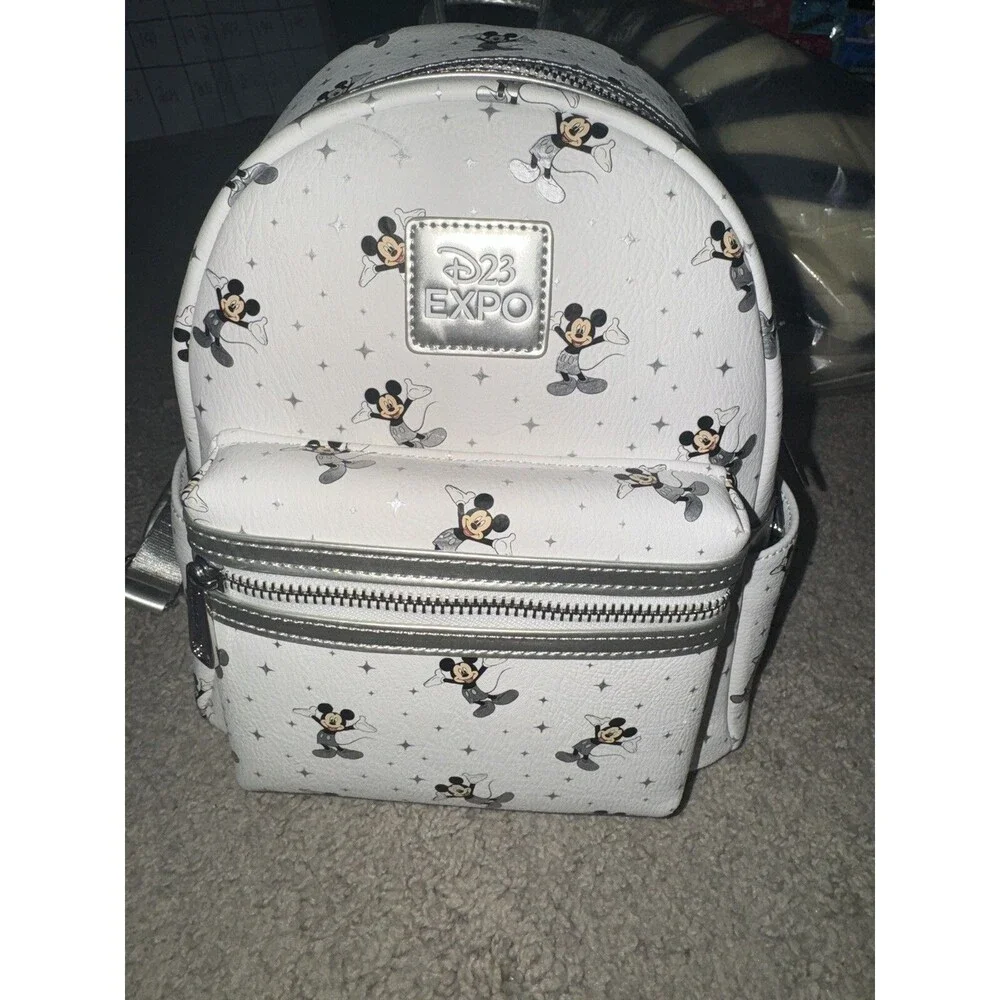 Loungefly D23 Expo Exclusive Mickey Mouse Backpack New Rare LE Member Sparkle
