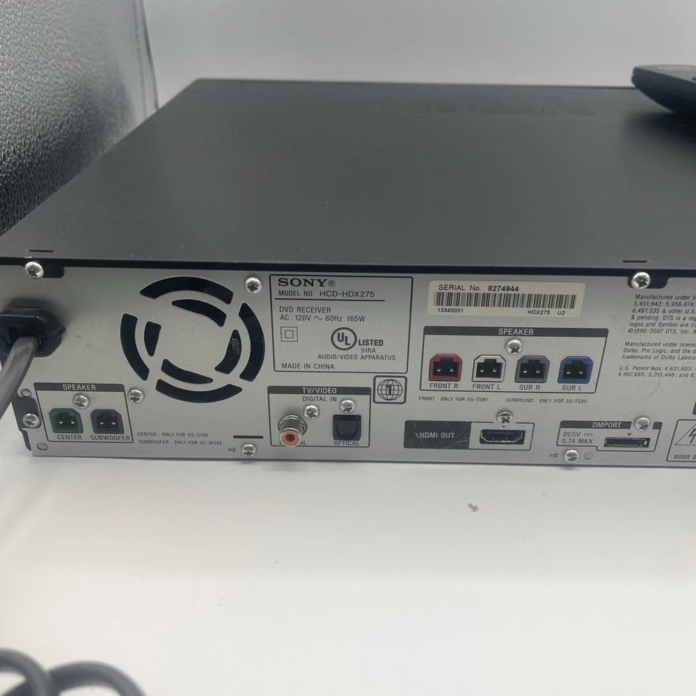 Sony dav hdx275