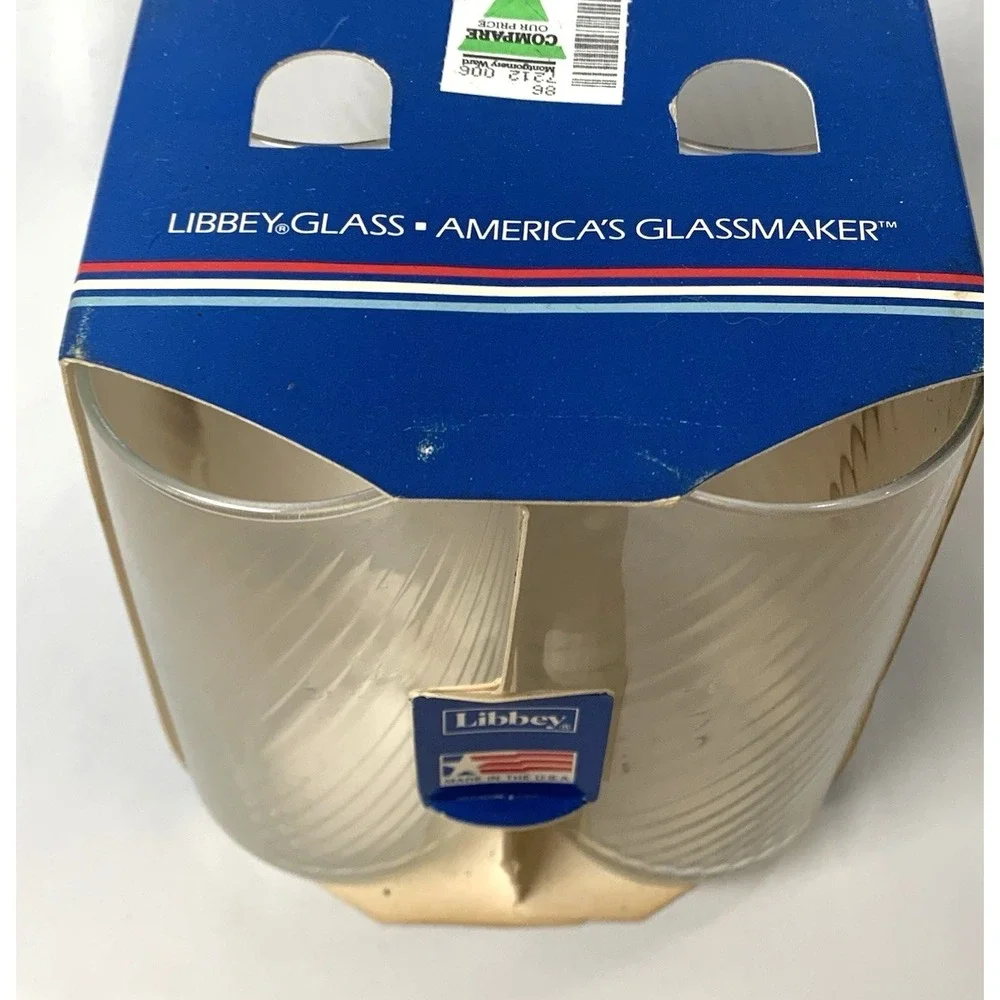 Libbey swirl tumblers