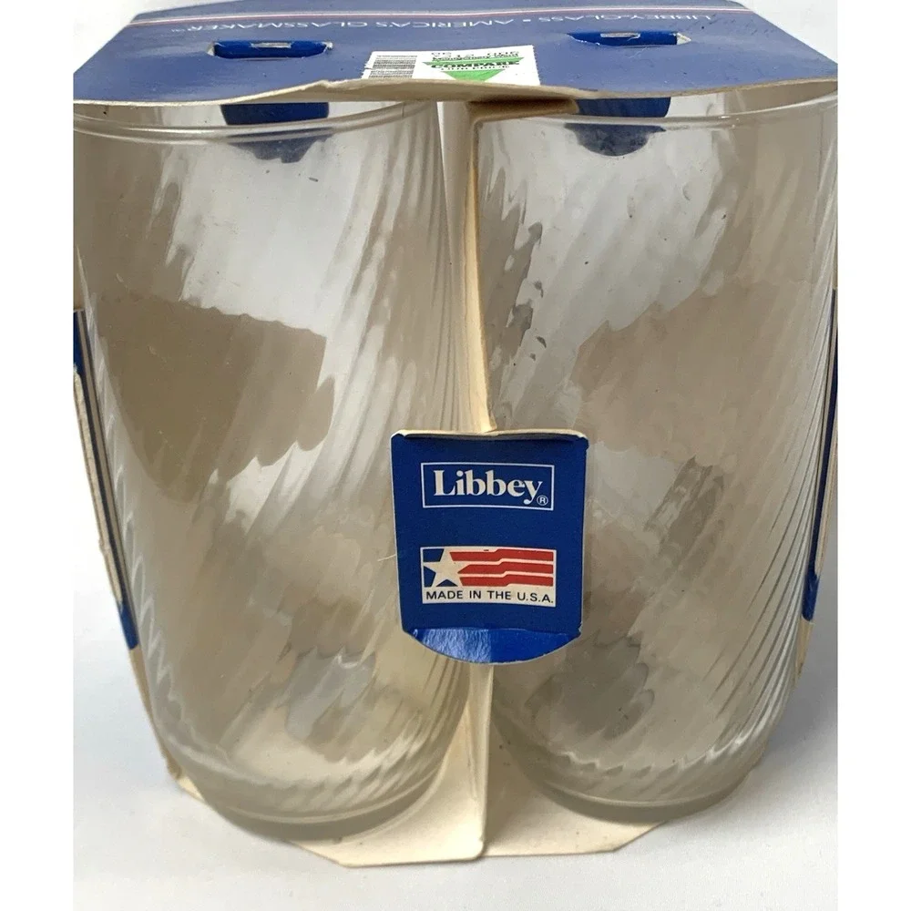 Libbey swirl tumblers