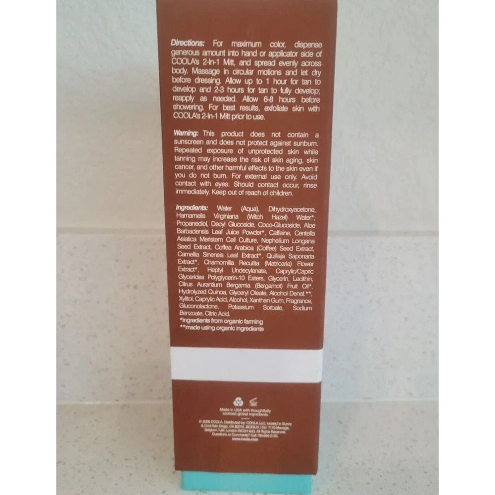 COOLA sunless tan