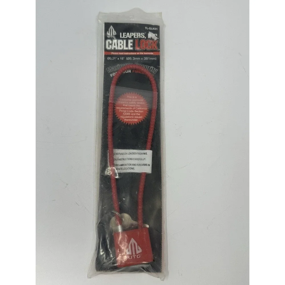 UTG Leaper Inc Cable Firearms Lock TL-GLK01‎ 15