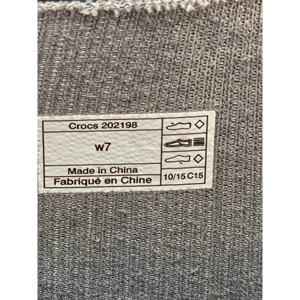 CROCS surfaces fabric