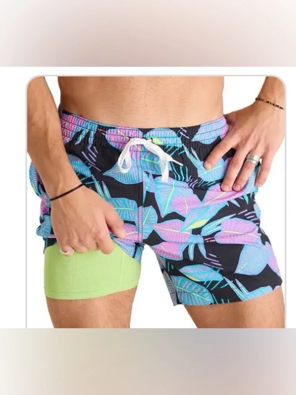 chubbies bold leaf