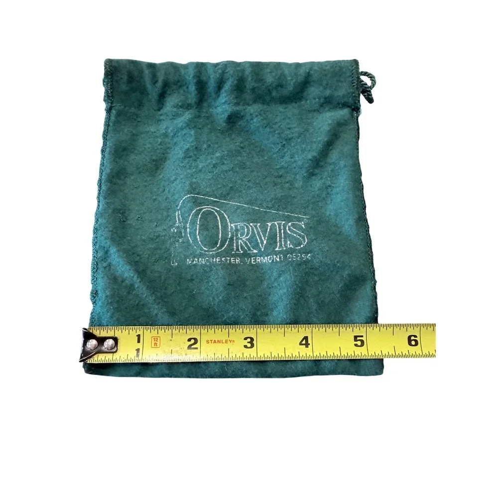 Orvis green drawstring