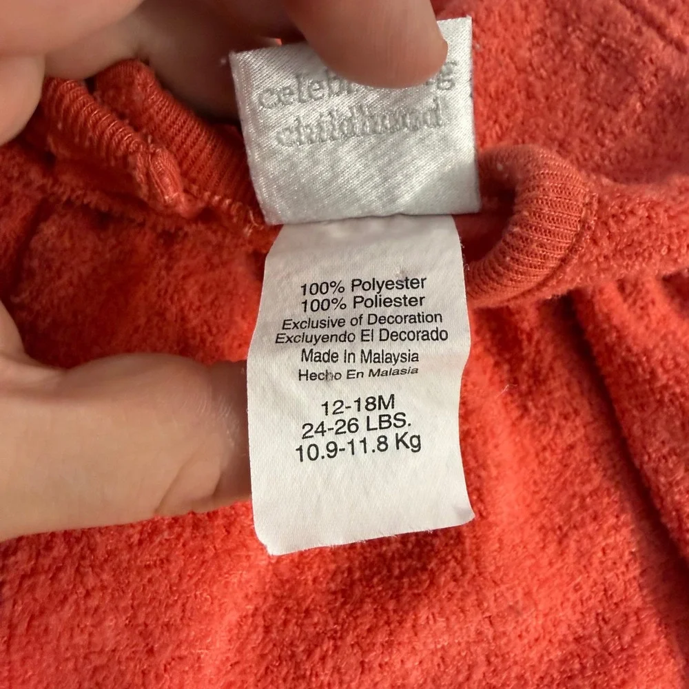 Carters fleece heart