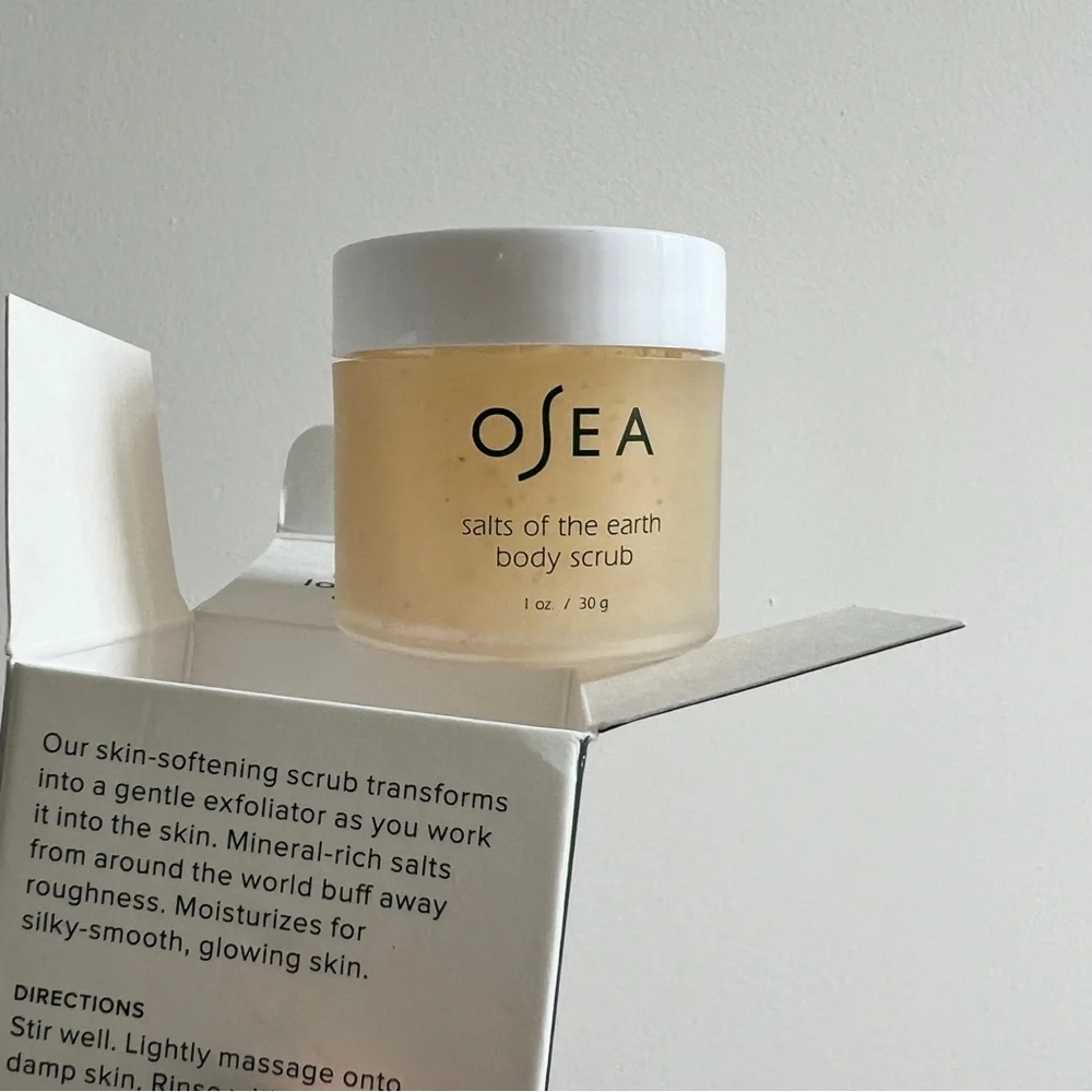 OSEA salts of the earth body scrub mini travel size