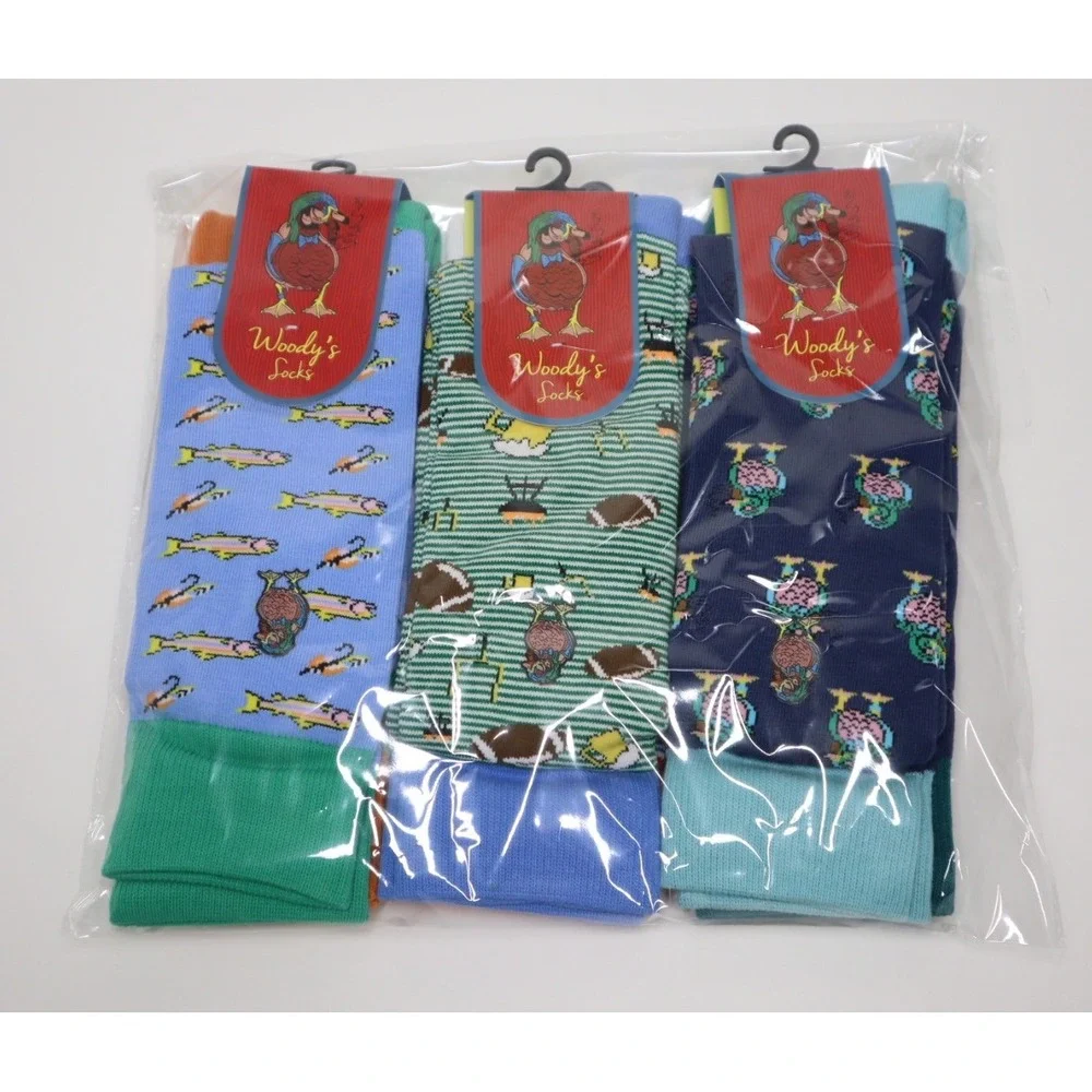 Woody's Men's Six Pack‎ of Socks