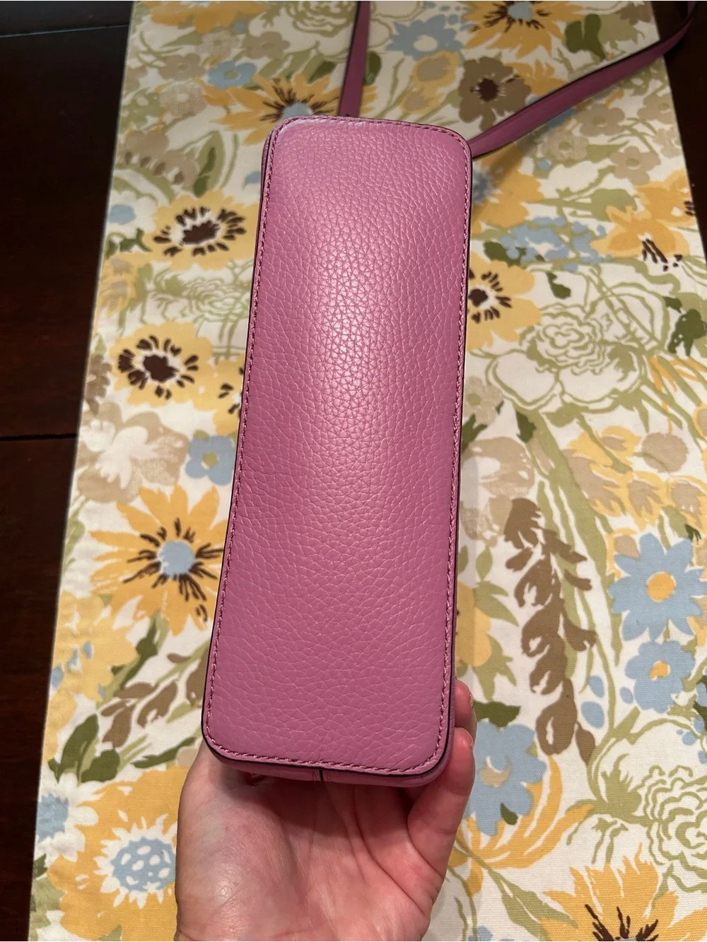 kate spade compact pebbled