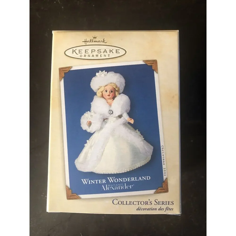 2002 Hallmark Ornament Madame Alexander Series #7‎ Winter Wonderland