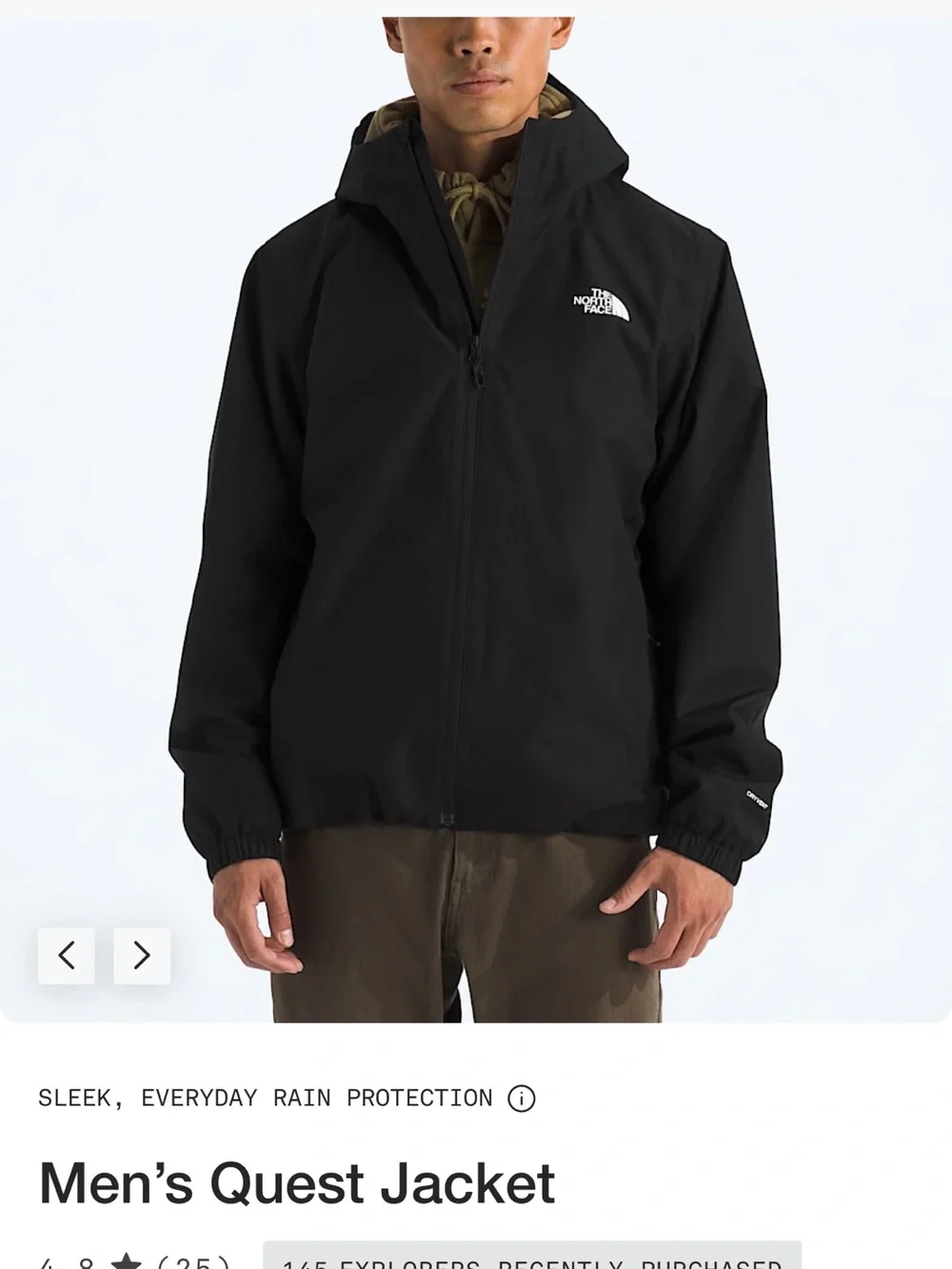 The North Face Men’s Quest Jacket - Black