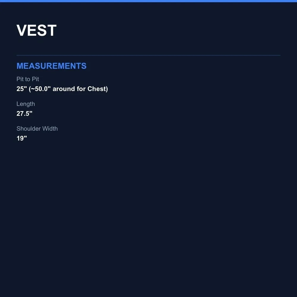 J. Crew measurements pit