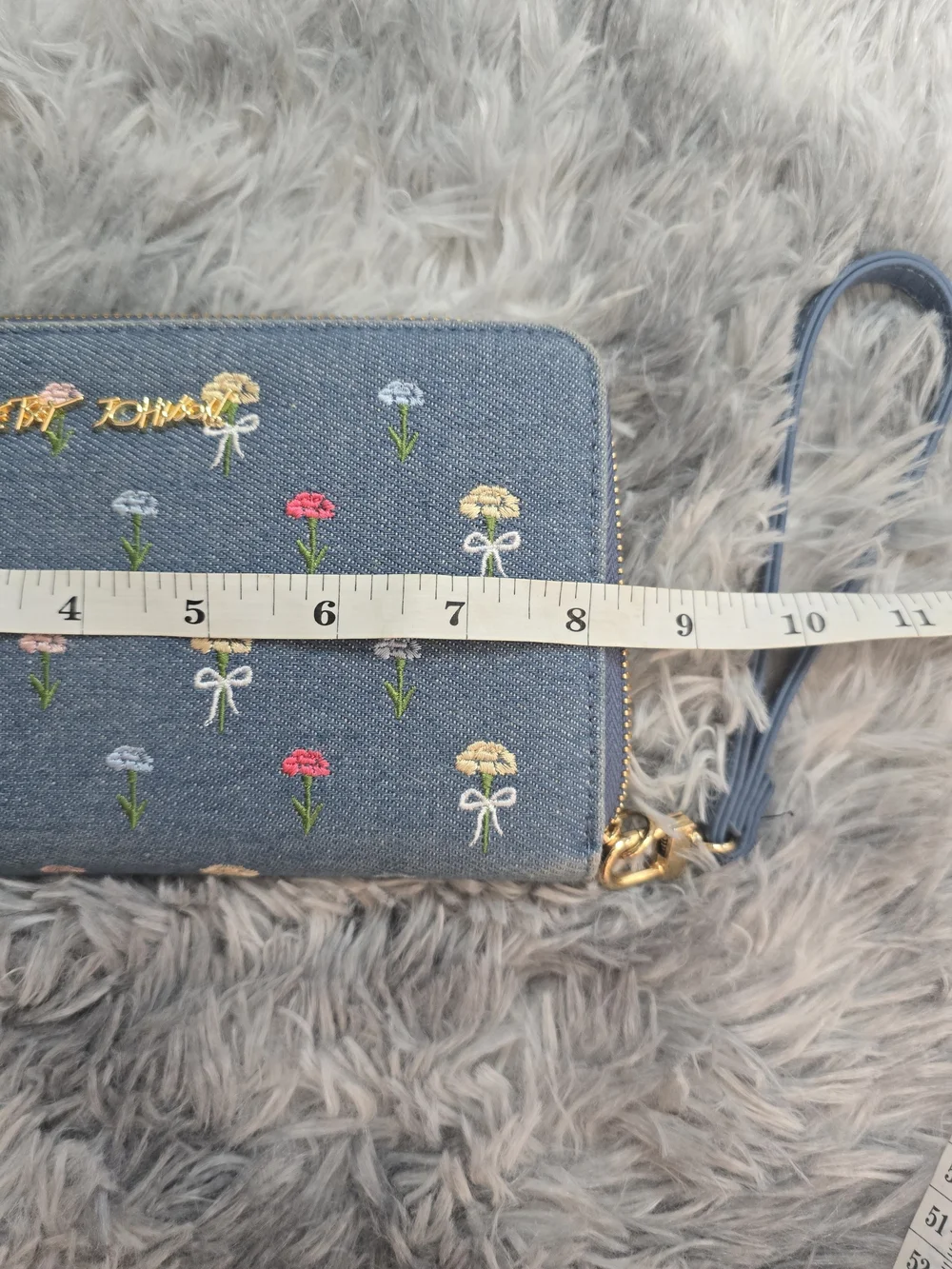 Betsey Johnson denim look
