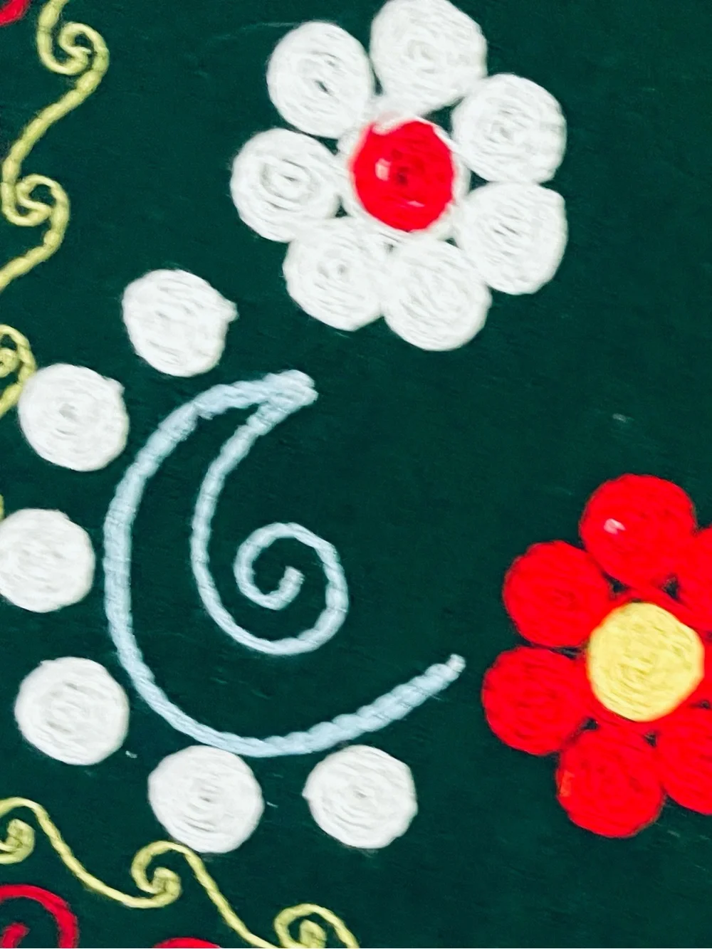 Vintage mexican embroidered